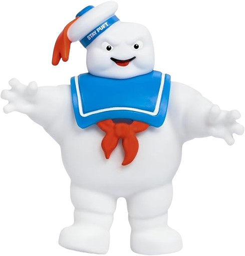 Heroes of Goo Jit Zu Ghostbusters Squishy Stay Puft Figure |Unique Goo Filling |
